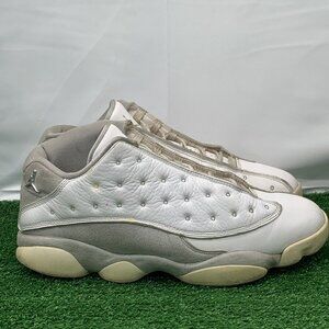 Air Jordan 13 Retro Low Pure Money Men’s 11.5 310810-100 2017 No Box White Silve